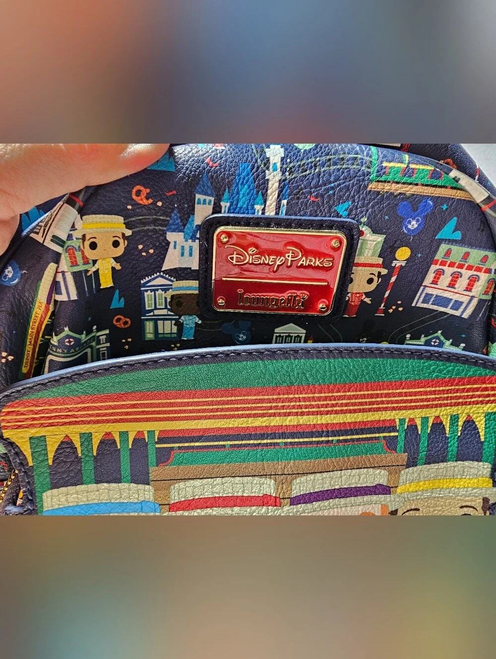 Disney Parks Dapper Dans Main Street USA Backpack By Loungefly. In very good con